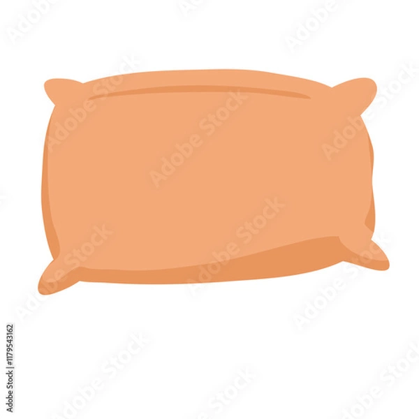 Fototapeta multicolor Pillows in flat cartoon style