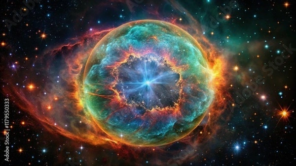 Obraz Dumbbell Nebula (M27) Astrophotography - Smith-Cassegrain Telescope Image