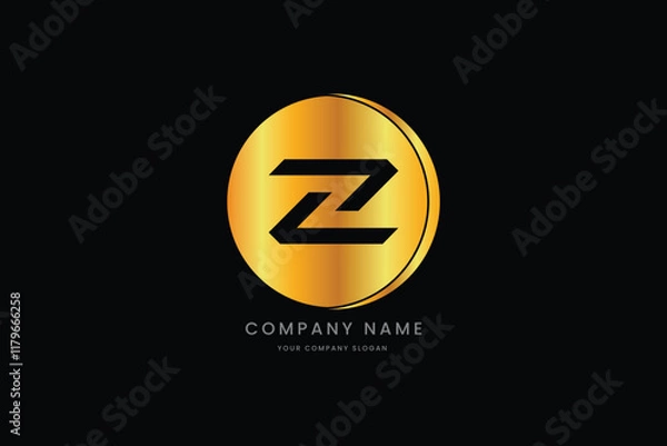 Obraz Modern Letter Z logo For Company E-commerce Business, Branding and Technology Logos
