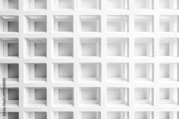 Fototapeta Modern Geometric Grids with Depth Effect