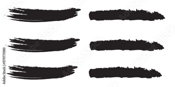 Obraz Abstract Red Paint Brush