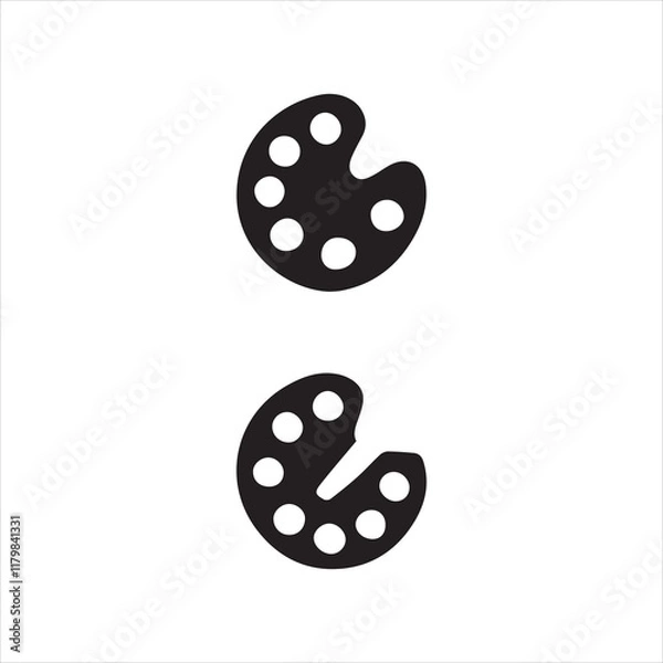 Fototapeta black and white dice