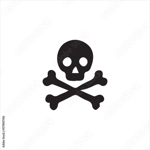 Obraz skull and crossbones