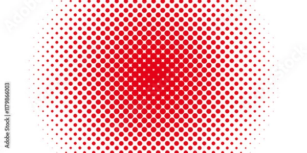Obraz Abstract halftone circle design.Black and White Dot Pattern, Circle Gradient, Halftone Dots, Geometric Pattern.