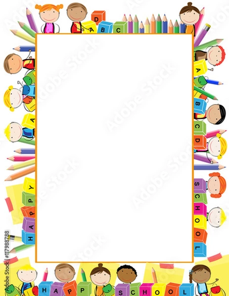 Obraz Colored frame for children