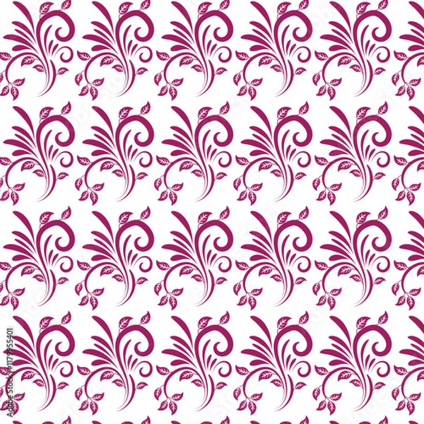 Fototapeta seamless floral pattern