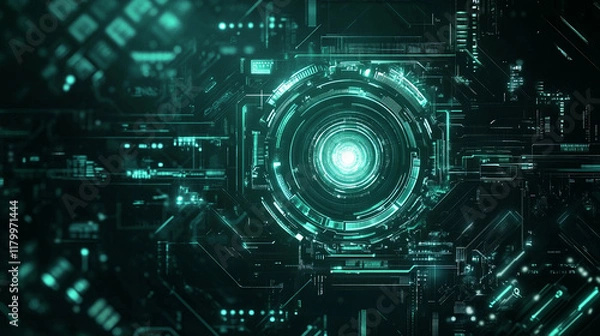 Fototapeta futuristic cyberpunk concept background 