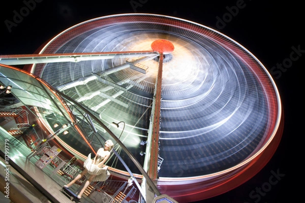 Obraz Amusement park wheel