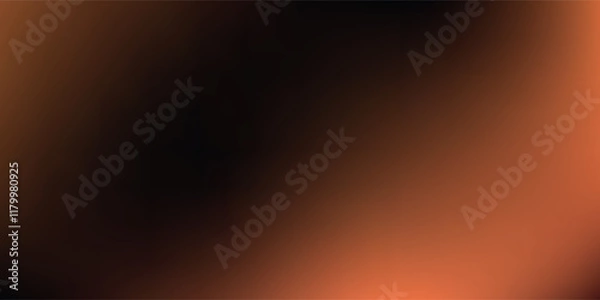 Fototapeta Abstract black and orange background. Abstract dark background. Banner for advertise product on website. Space for text. Vector illustration.
