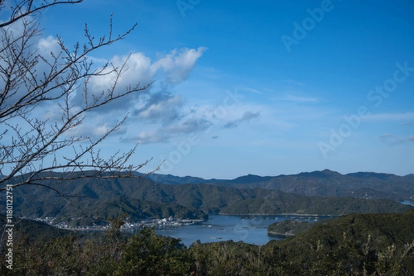 Fototapeta 晴天の南海展望公園