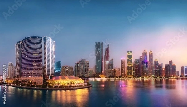 Fototapeta Elegant Ramadan Kareem Backgrounds with Islamic Lanterns and Crescent Moon Theme