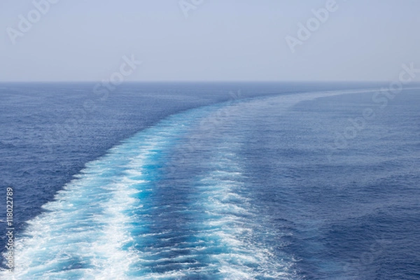 Obraz Wakes in the ocean