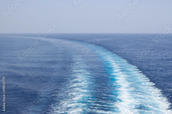 Obraz Wakes in the ocean