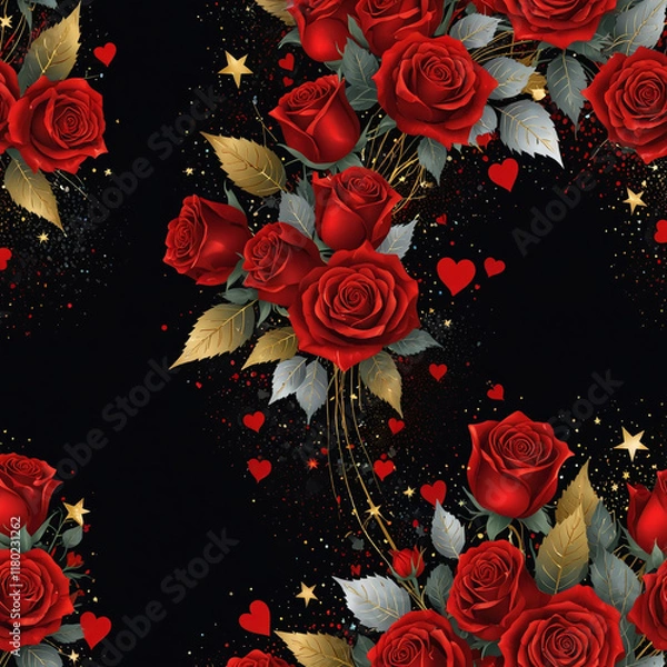 Fototapeta frame for congratulating your beloved woman on Valentine's Day