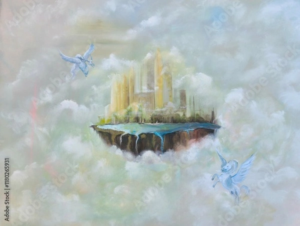 Obraz painting on canvas