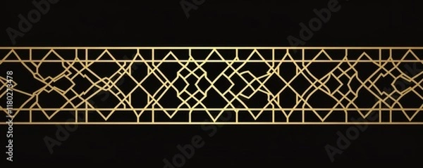 Fototapeta A selection of geometric gold and white designs. Features seamless, contemporary backgrounds. Utilizes clean, straightforward graphics.