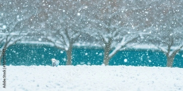 Fototapeta water splash in the pool