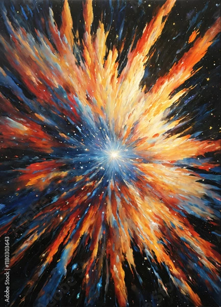 Fototapeta Star explosion.