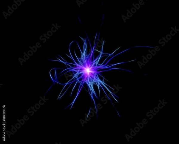 Obraz Radiant glow in space