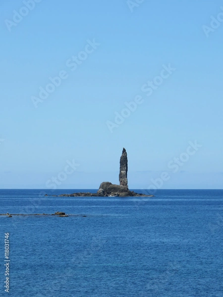 Obraz 余市町のローソク岩