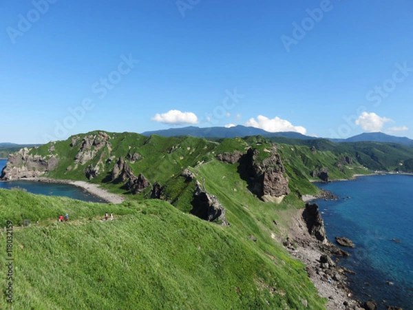 Fototapeta 神威岬と神威岩