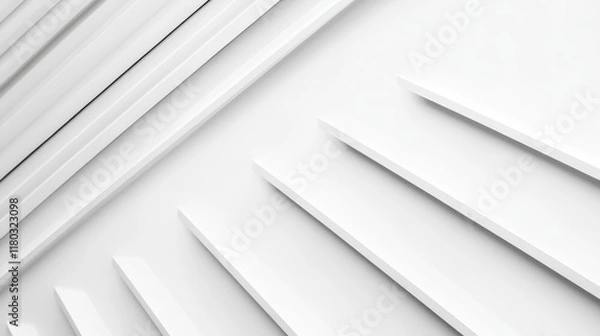 Fototapeta white background with diagonal lines design