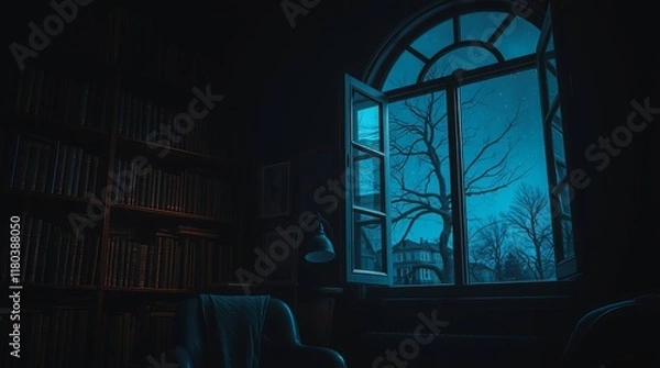 Obraz window in the night