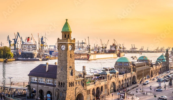 Fototapeta Hamburg - Germany