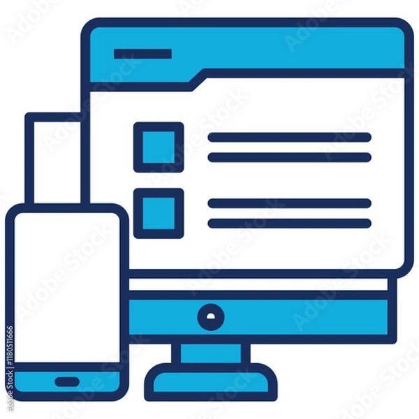 Fototapeta Ui Design Icon