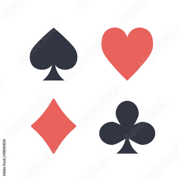 Fototapeta トランプのマーク