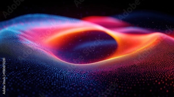 Obraz Splashes of Rainbow Colors in Dynamic Liquid Motion