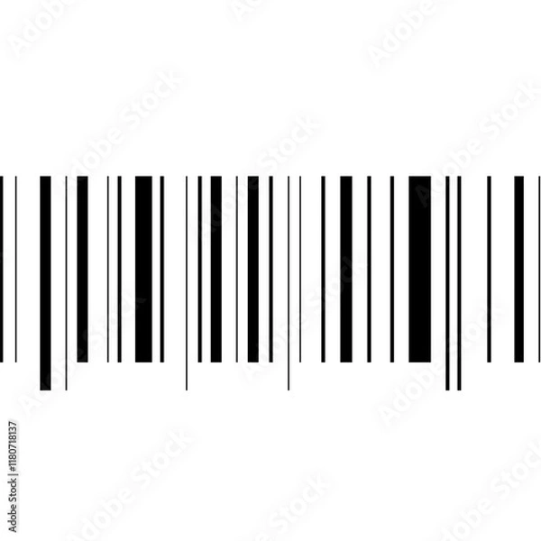 Obraz Barcode Line Icon