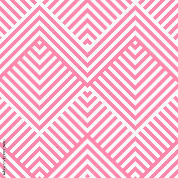 Fototapeta Abstract stripped geometric background. Vector illustration