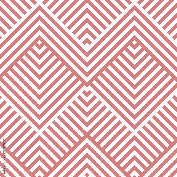 Fototapeta Abstract stripped geometric background. Vector illustration