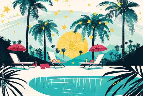 Fototapeta Summer MCM