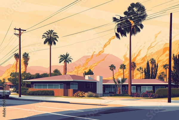 Obraz Santa Ana Winds