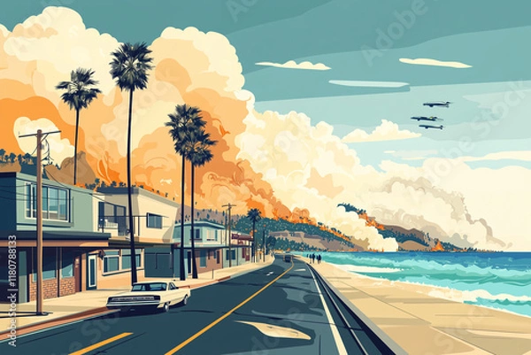 Obraz Santa Ana Winds