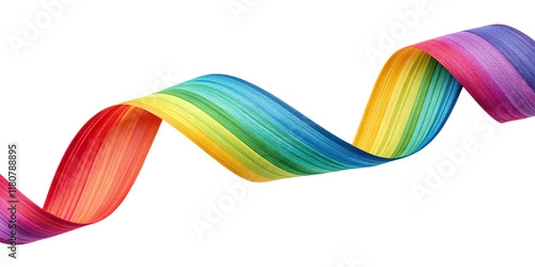 Fototapeta gradient colors 3d brushstrokes modern graphic design elements