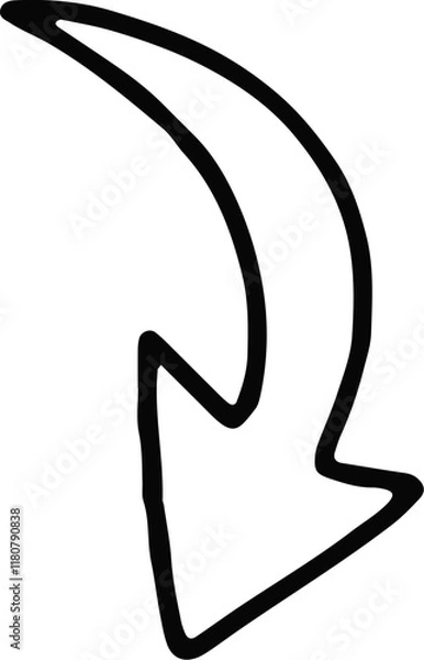 Obraz Arrow Doodle 