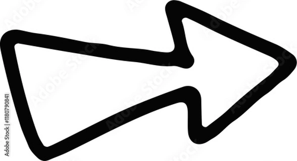 Obraz Arrow Doodle 