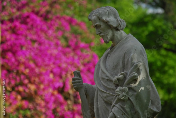 Obraz Saint joseph outdoor statue