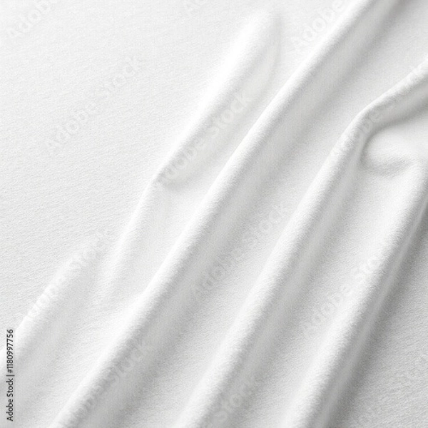 Obraz Subtle textured white silk wallpaper A soft, pale gray undertone , design, light, craft