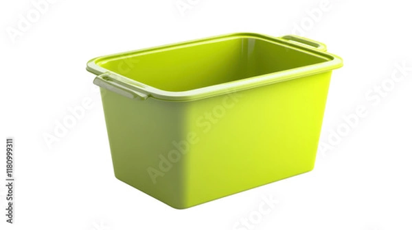 Fototapeta Plastic bucket transparent background