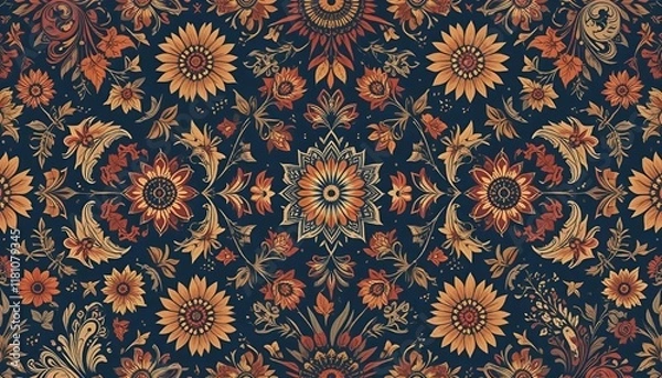 Obraz pattern with flowers