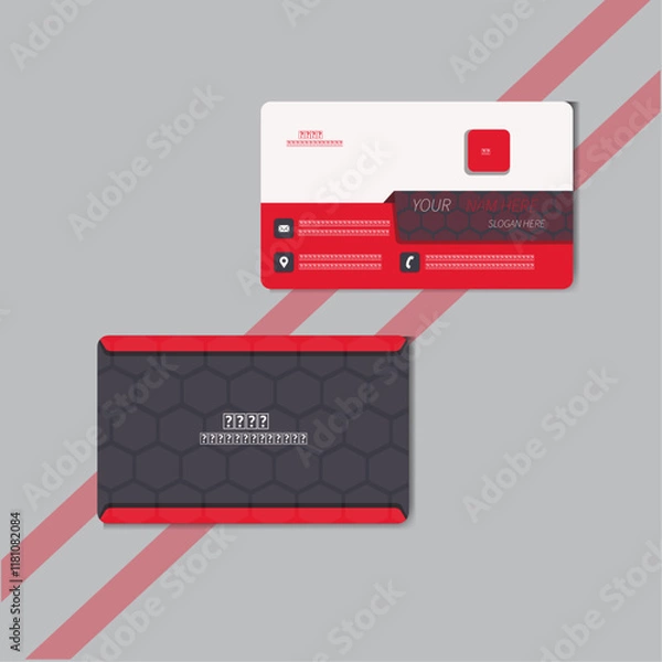 Obraz business, card, templat, vector, design