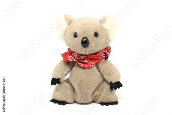 Obraz Doll koala bare isolated on white
