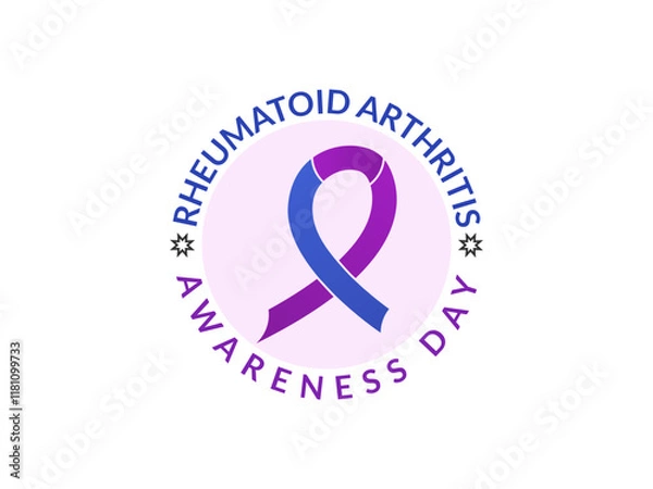 Fototapeta Together for a Cure: Raising Awareness and Support on Rheumatoid Arthritis Awareness Day