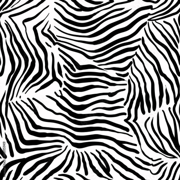 Fototapeta Structural zebra pattern