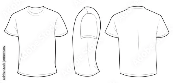 Obraz Szablon białej koszuli