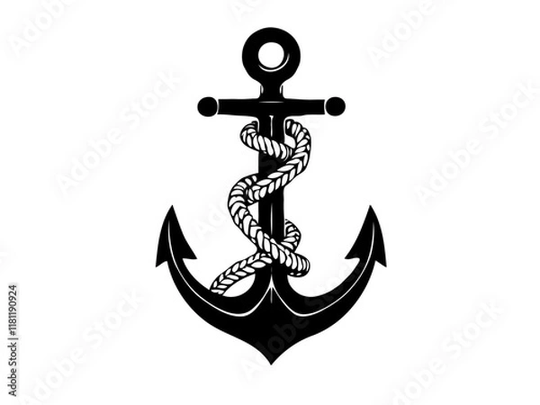 Obraz anchor with rope